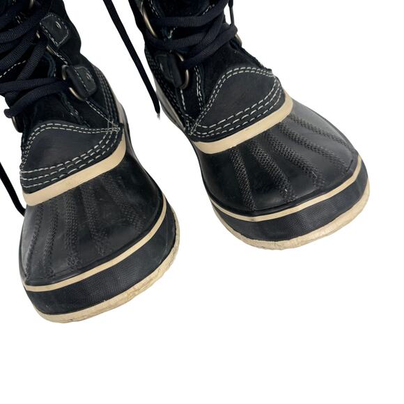 SOREL Joan of‎ Arctic Lace Up Waterproof Insulated Winter Boots Black Size 6 - Picture 8 of 11
